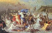 Frans Francken II Der Triumphzug von Neptun und Amphitrite oil painting reproduction